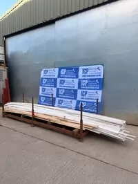 Job Lot of Primed Skirting Board 2900mm/5500mm Long Assorted Height - Surplus Stock (ref 5) | 1