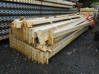 Link 51 Old Style Pallet Racking Cross Bar  2.625 Mtr  100 mm x 50 mm Closed Beam  Used Grade 3  Industrial Steel Racking - Not Redirack, Dexion, Planned Storage, or Stakrak